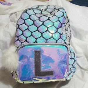 Justice Backpack Initial "L"